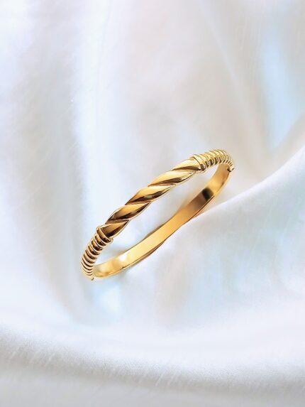 golden twist bracelet